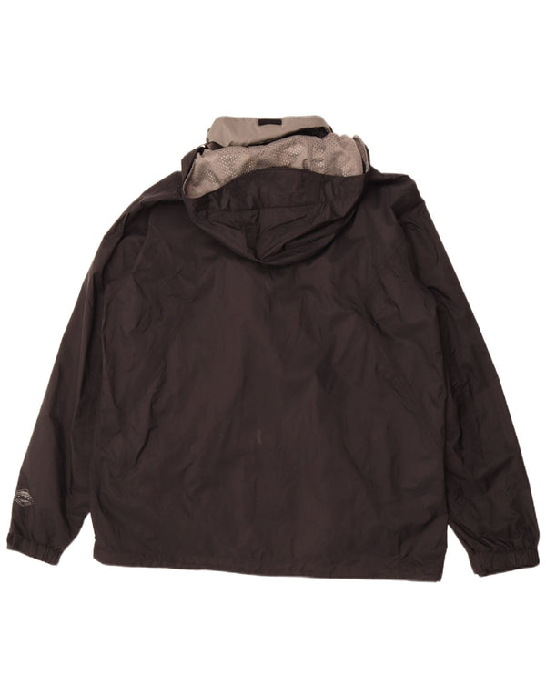 Męska kurtka wiatrówka z kapturem Columbia UK 42 XL, czarny nylon