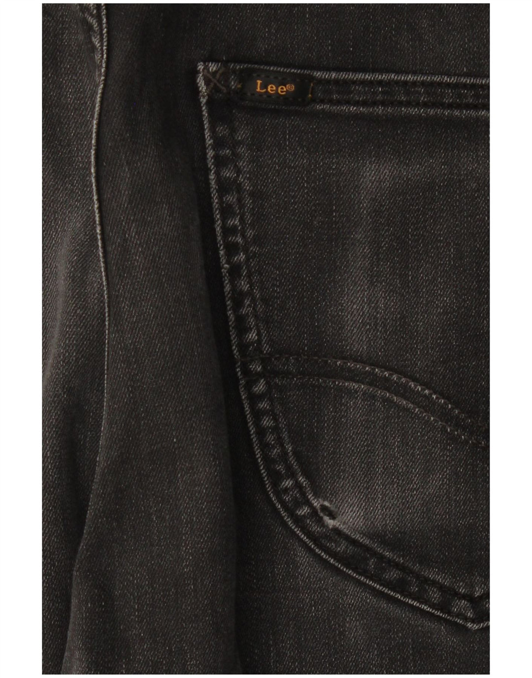 Lee Męskie Luke Slim Jeans W33 L27 Czarna bawełna