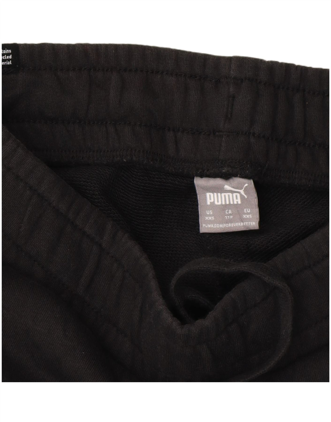 Damskie spodnie dresowe PUMA z grafiką Joggers UK 2 2XS czarne
