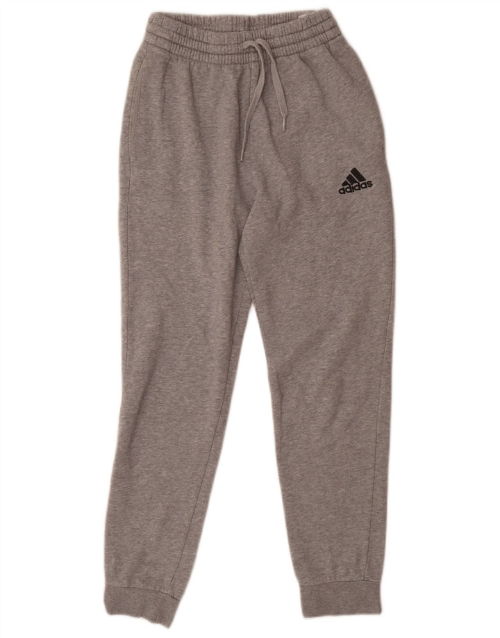 Męskie spodnie dresowe ADIDAS Joggers XS Szara bawełna