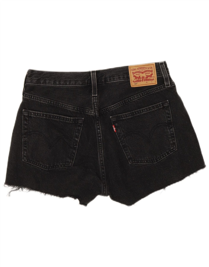 Damskie spodenki jeansowe Levi's 501 z wysokim stanem W28, średnioszare