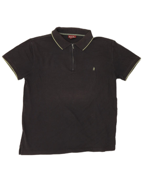 Męska koszulka polo Marlboro Classics 3XL, czarna, bawełniana