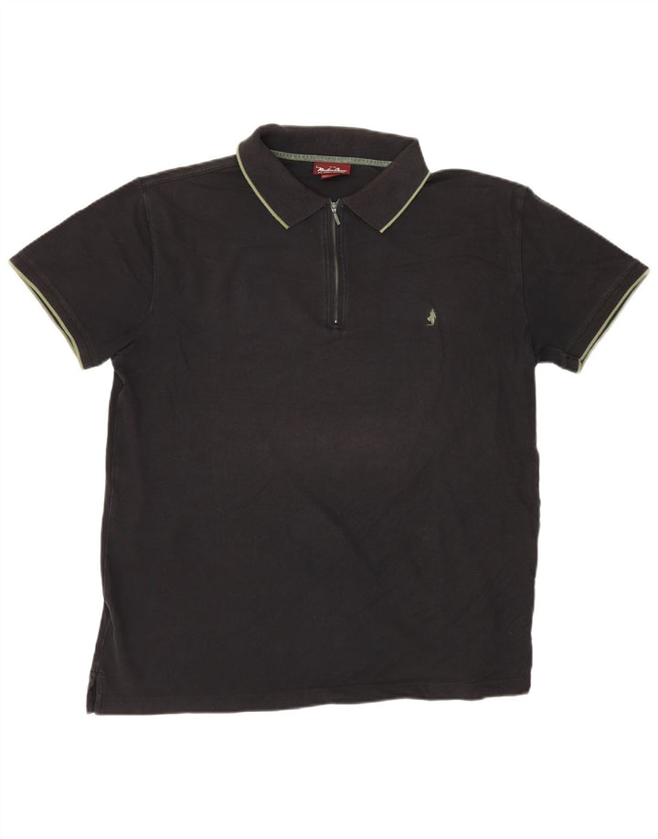 Męska koszulka polo Marlboro Classics 3XL, czarna, bawełniana