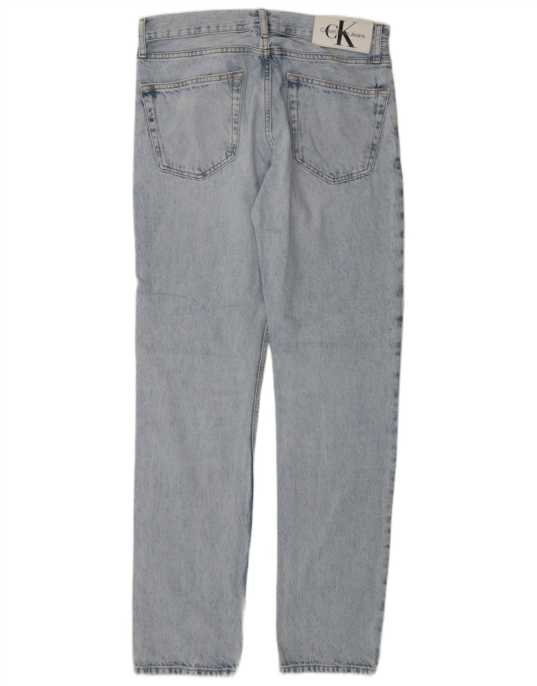 Męskie proste dżinsy Calvin Klein W29 L32 Niebieskie bawełniane