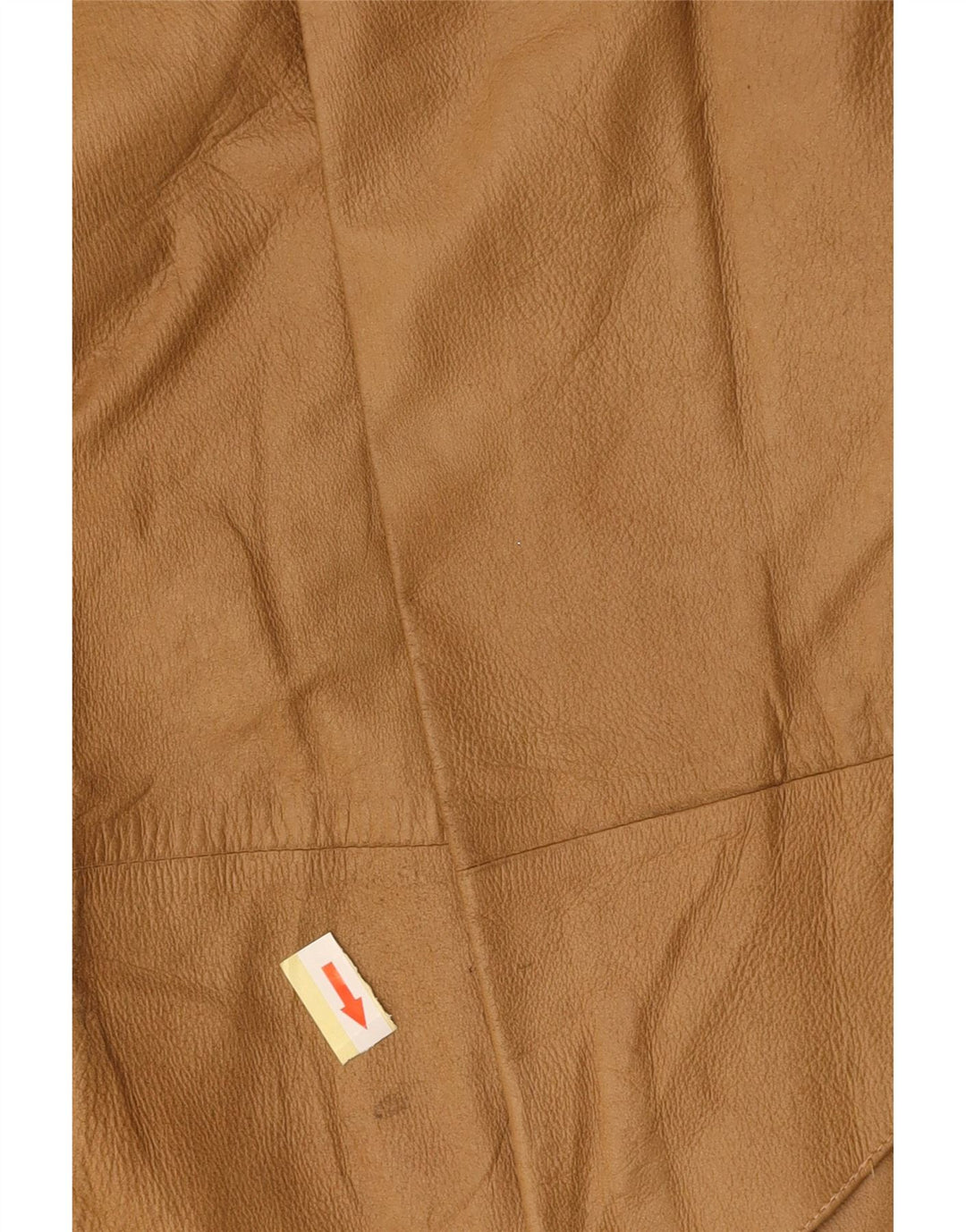 Damska skórzana spódnica z wysokim stanem VINTAGE IT 42 Medium W26 Brązowa