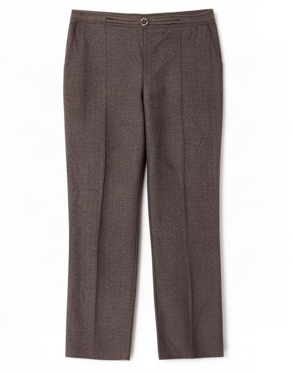 Damskie spodnie Chino Marks & Spencer UK 14 Large W34 L28 Szare nakrapiane
