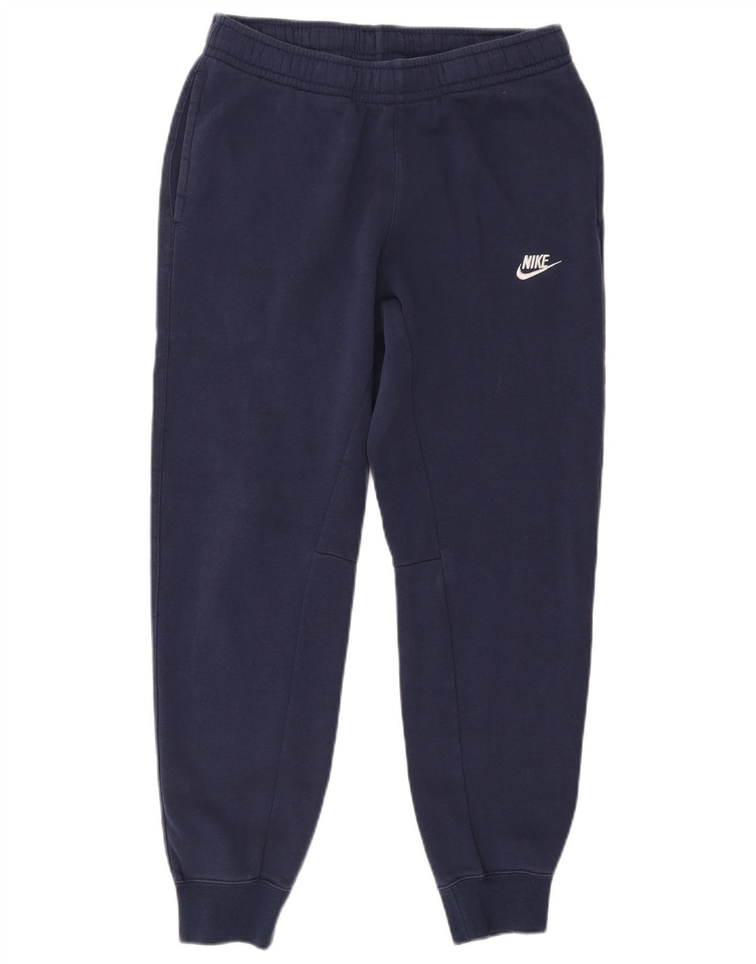 Męskie spodnie dresowe Nike, joggery, średnie granatowe, bawełniane