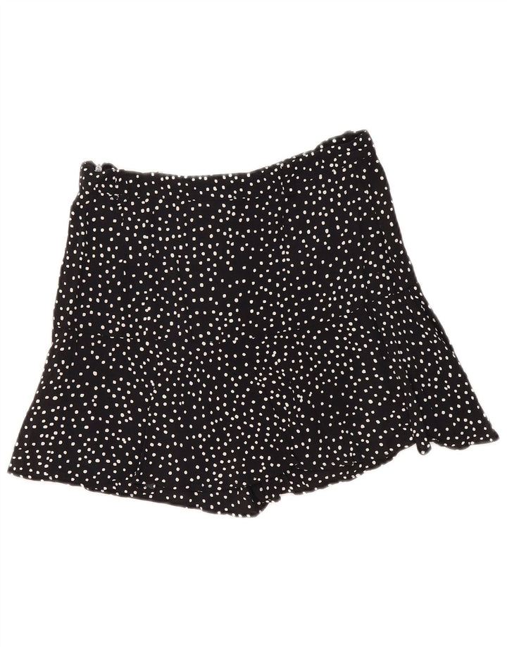 Skort damski Zara UK 14 Średni czarny w cętki wiskoza