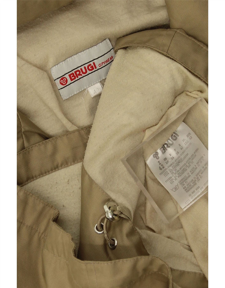 Damska kurtka oversize Brugi UK 10, mała, beżowa, poliester