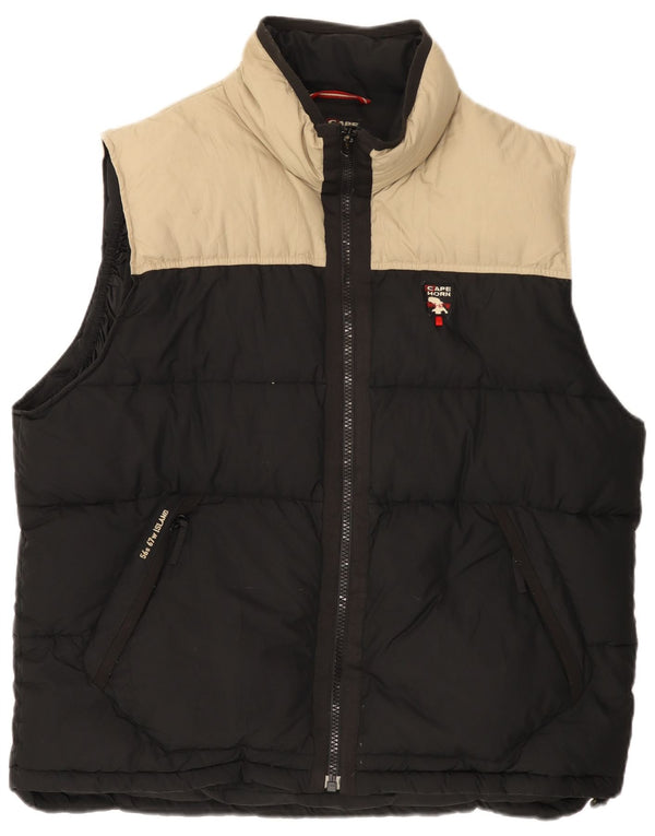 Męska wyściełana kamizelka Cape Horn UK 42 XL w kolorze czarnym