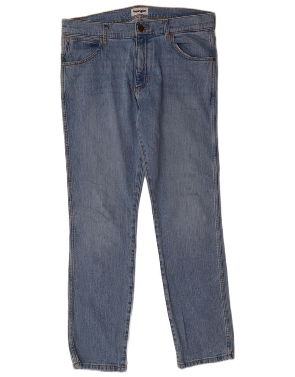 WRANGLER Męskie jeansy Larston Slim Tapered W32 L32 Niebieskie bawełniane