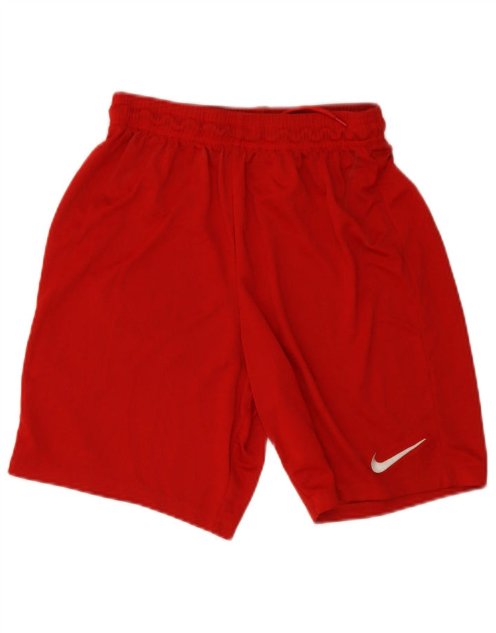 Męskie spodenki sportowe Nike Dri Fit, duże, czerwone, poliestrowe