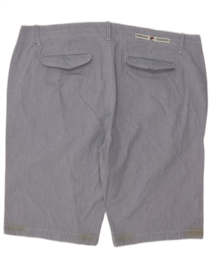 Męskie spodenki Chino Fila IT 54 2XL W40 Niebieskie bawełniane prążki
