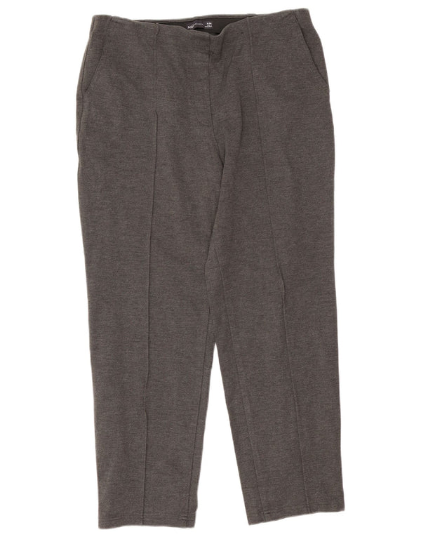 Marks & Spencer Damskie proste spodnie chino UK 16 duże W32 L27 szare