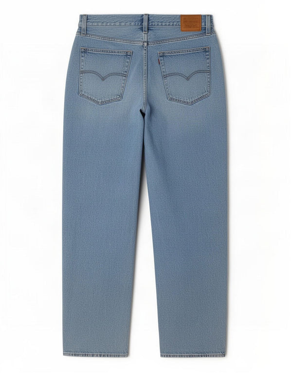 Damskie luźne dżinsy Levi's Baggy Dad W30 L32 Niebieskie bawełniane