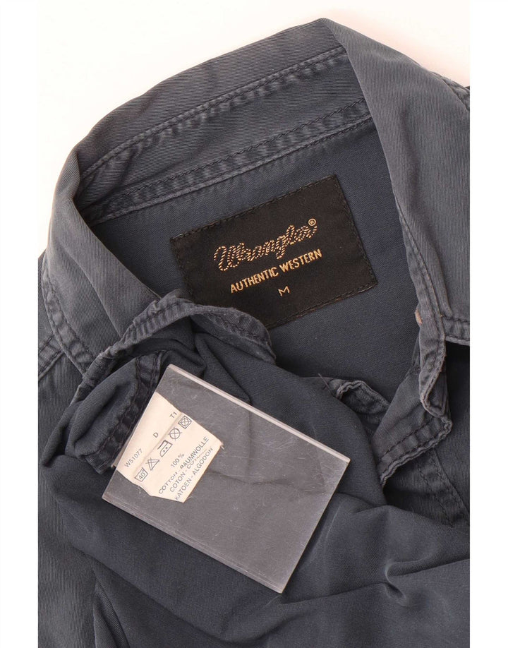 Męska koszula westernowa Wrangler, średnioszara