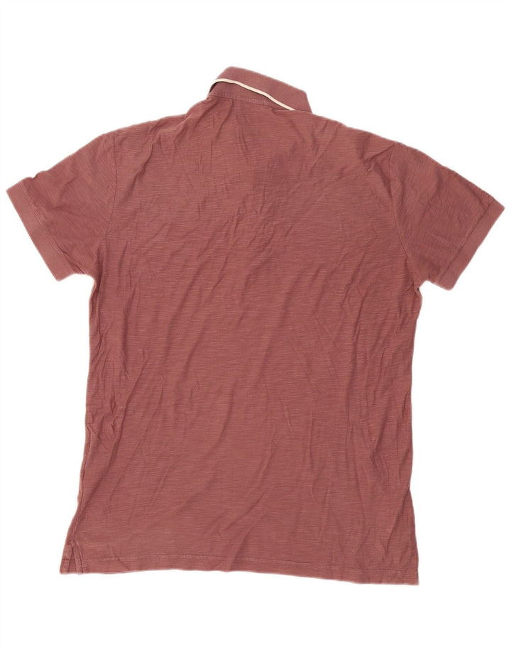 Męska koszulka polo Brooksfield IT 52, duża, bordowa, bawełniana, klasyczna