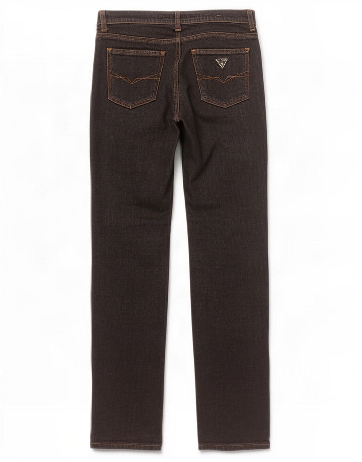 Jeansy damskie Guess Bootcut W27 L31 Czarne bawełniane