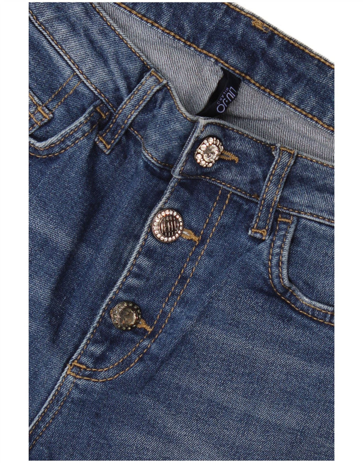 Damskie jeansy Liu Jo W28 L25 Niebieskie