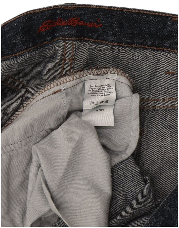 Męskie proste dżinsy Eddie Bauer W40 L30 Niebieskie bawełniane