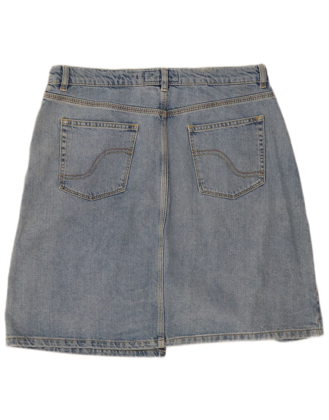 Damska spódnica dżinsowa Fat Face UK 14 duża W32 niebieska bawełna