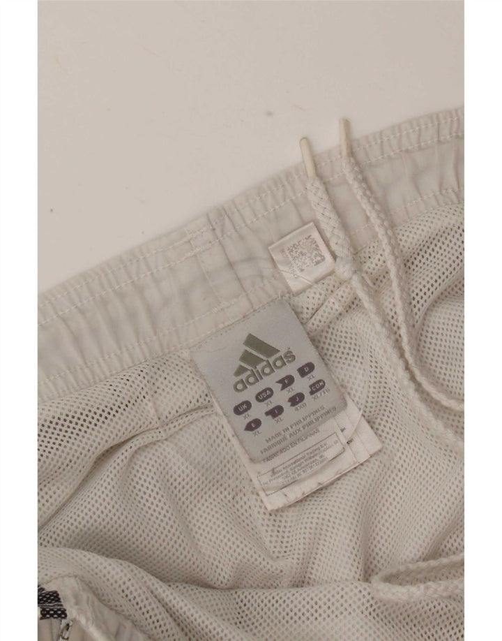 Adidas Męskie Bermudy Sportowe Spodenki XL Biały Poliester