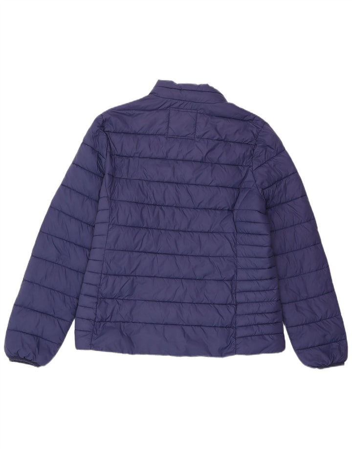 CREW CLOTHING Damska kurtka ocieplana UK 14, duża, granatowa, nylonowa