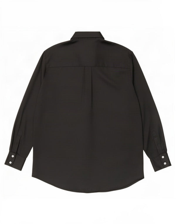 Damska bluzka koszulowa oversize Zara UK 10, mała, czarna, poliester
