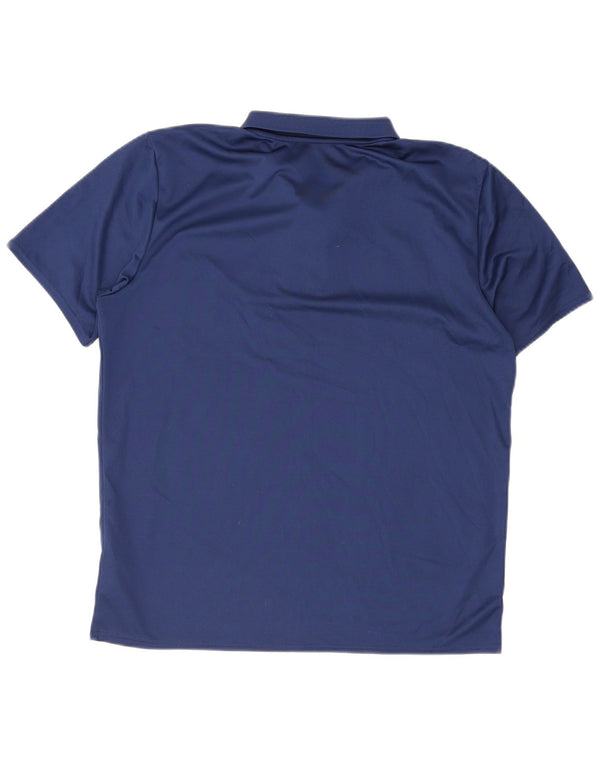Męska koszulka polo Umbro XL granatowa, poliestrowa