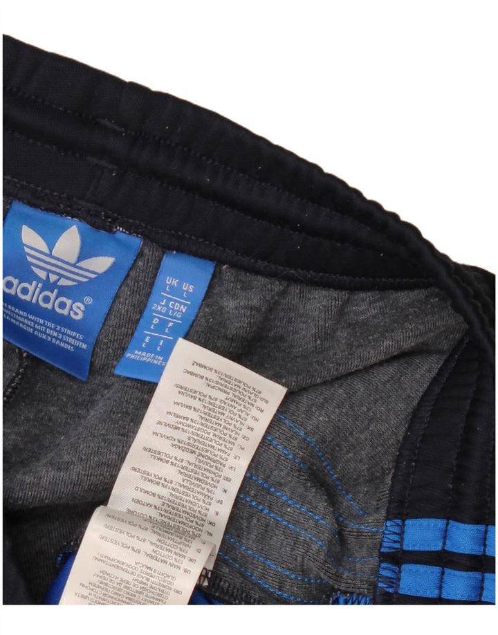 Męskie spodenki sportowe Adidas, duże, granatowe, z poliestru
