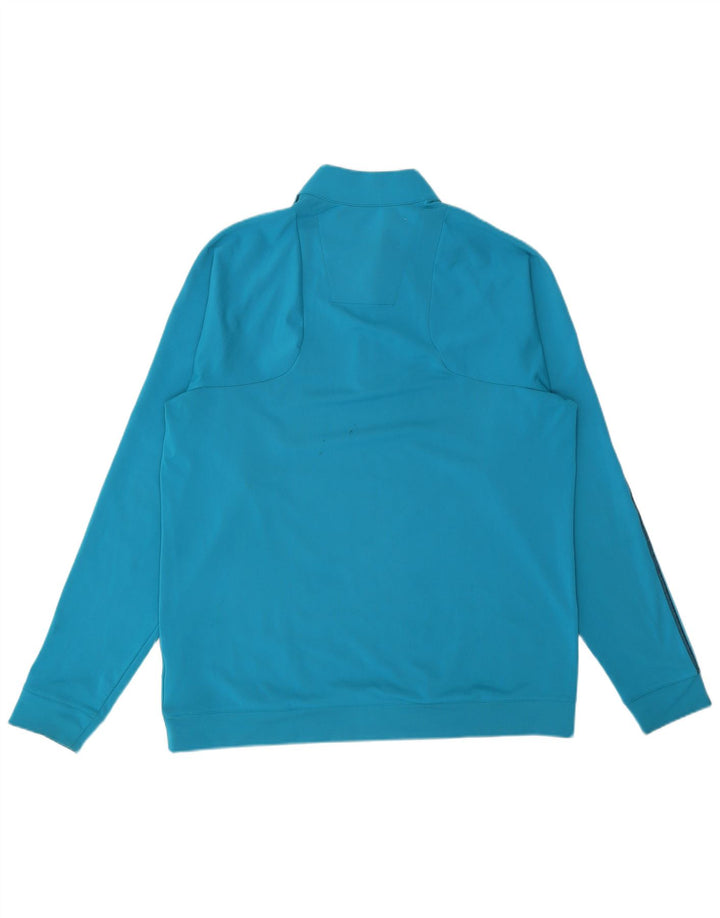 Męski sweter ADIDAS Climalite z zamkiem błyskawicznym XL, niebieski poliester