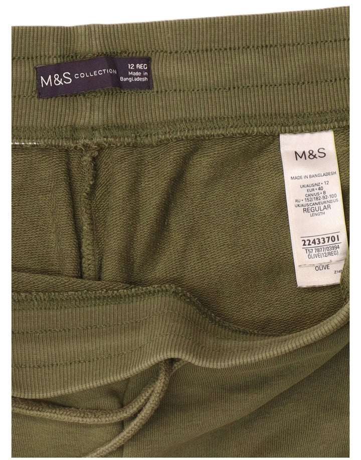 Damskie spodnie dresowe Marks & Spencer Joggers UK 12 Medium Khaki