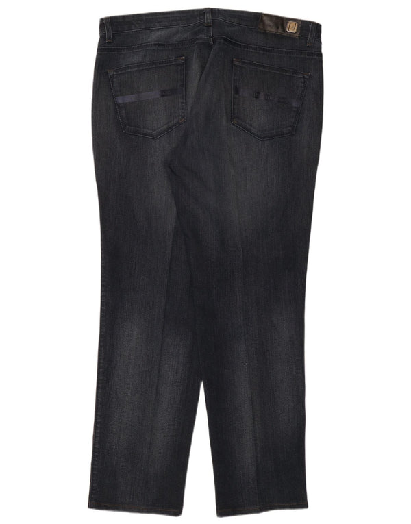 Trussardi Mens Straight Jeans W40 L31 Navy Blue Cotton