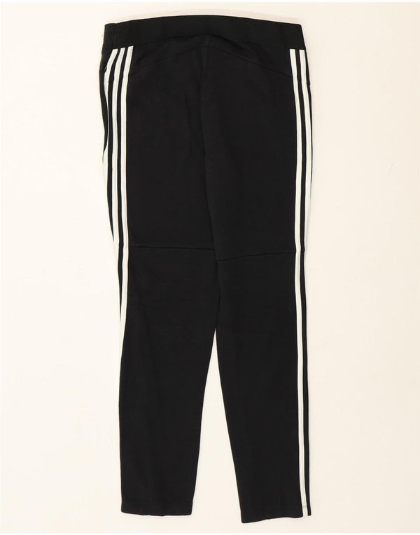 Adidas Womens Leggings UK 16/18 Large Black Cotton Sports
