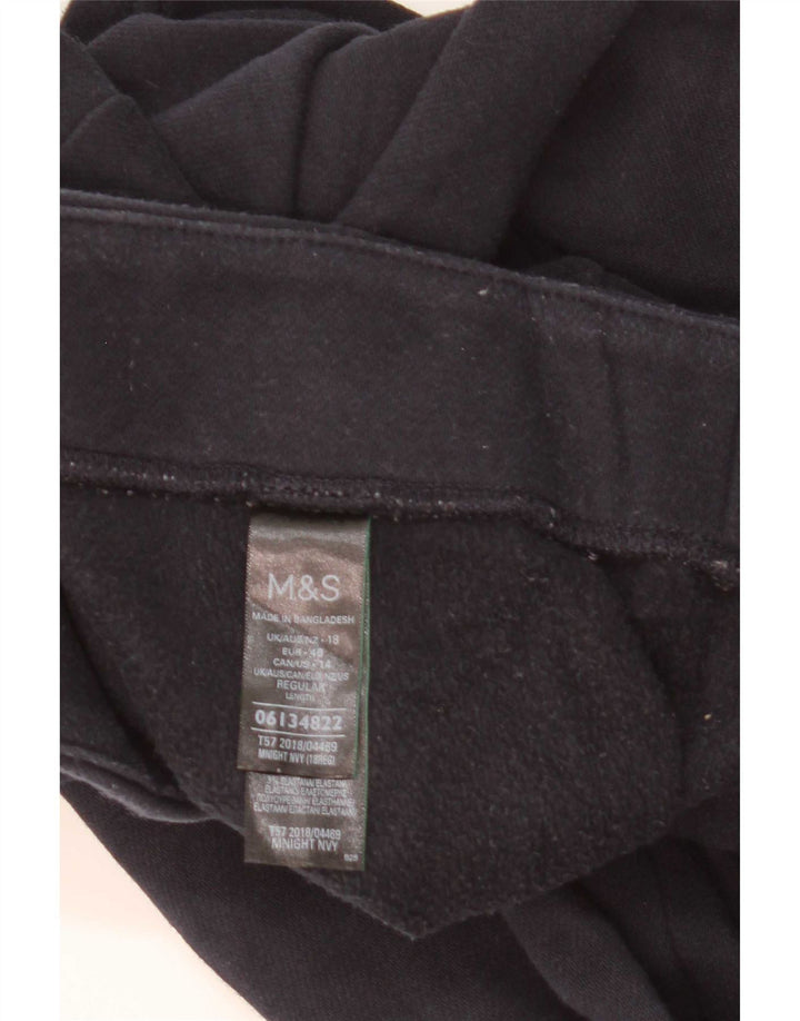 Legginsy damskie Marks & Spencer UK 18 XL, granatowe, poliestrowe
