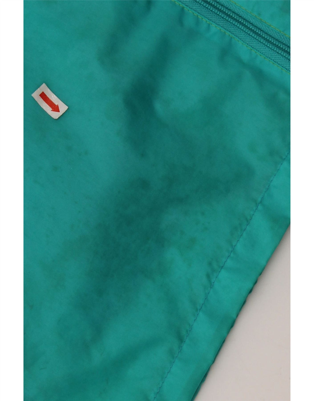 Męska kurtka przeciwdeszczowa z kapturem J Jeantex UK 38, poliamid blokowy w kolorze średniej zieleni