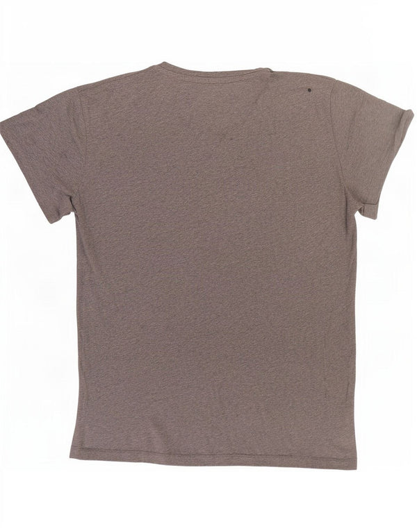 Męska koszulka z grafiką Calvin Klein Jeans, duża, szara, nakrapiana bawełna