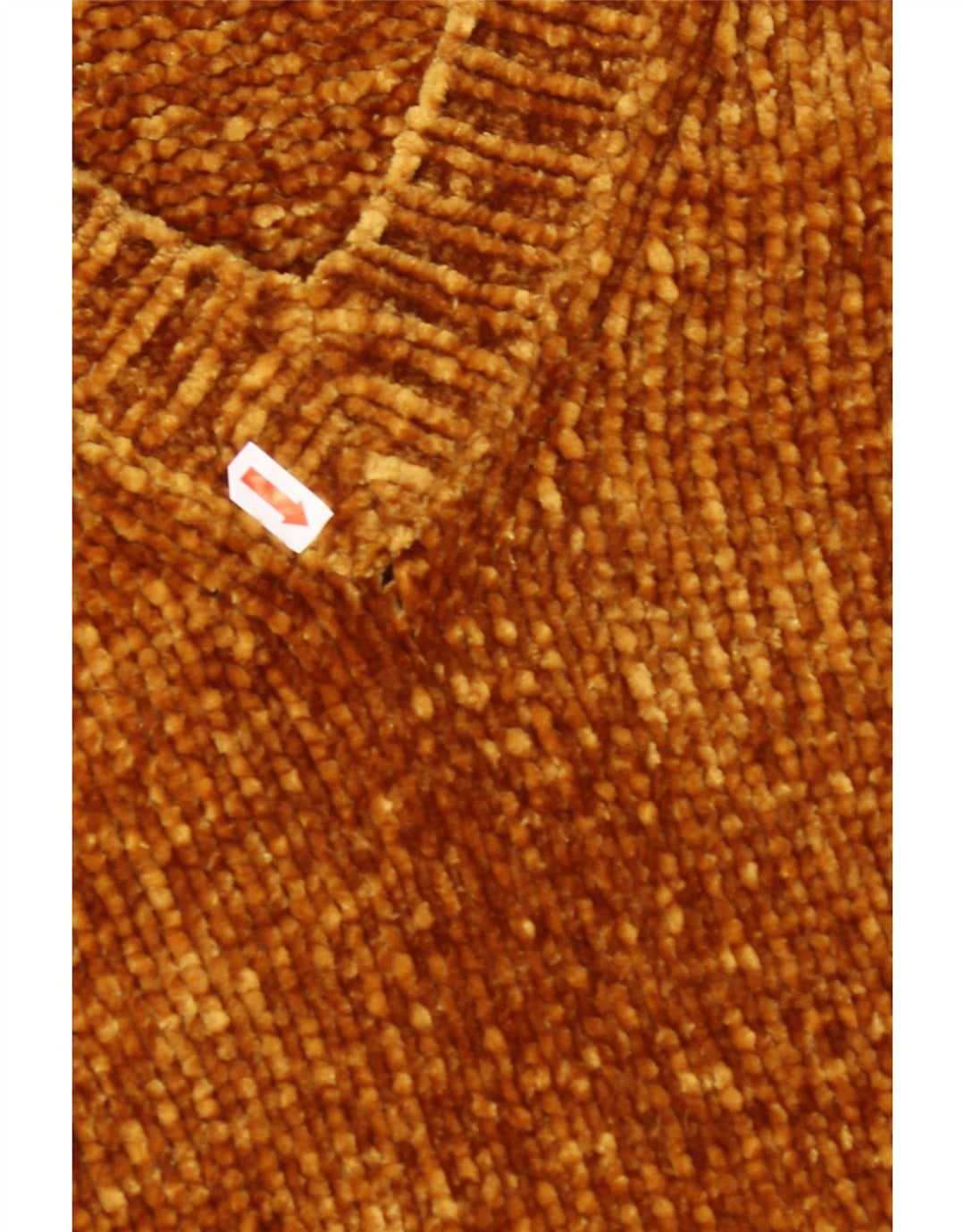 Damski sweter oversize z dekoltem w kształcie litery V ZARA UK 14 Średni brązowy elastomer