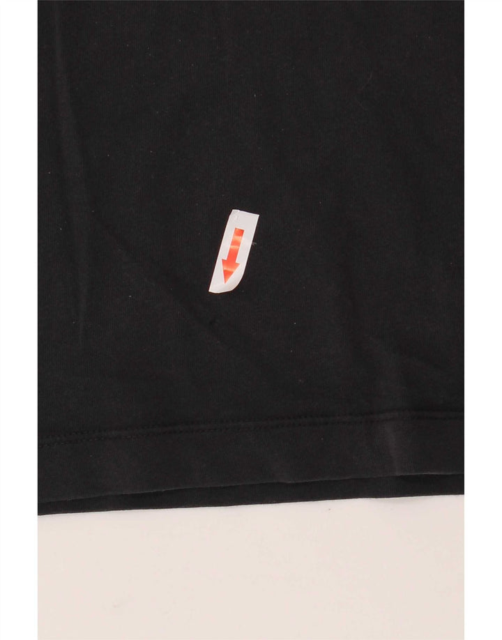 Męski T-shirt z grafiką Jordan, mały, czarny, bawełniany