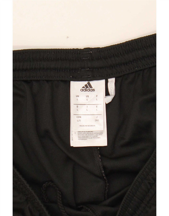 Męskie spodenki sportowe Adidas Climalite, duże, czarne, poliestrowe