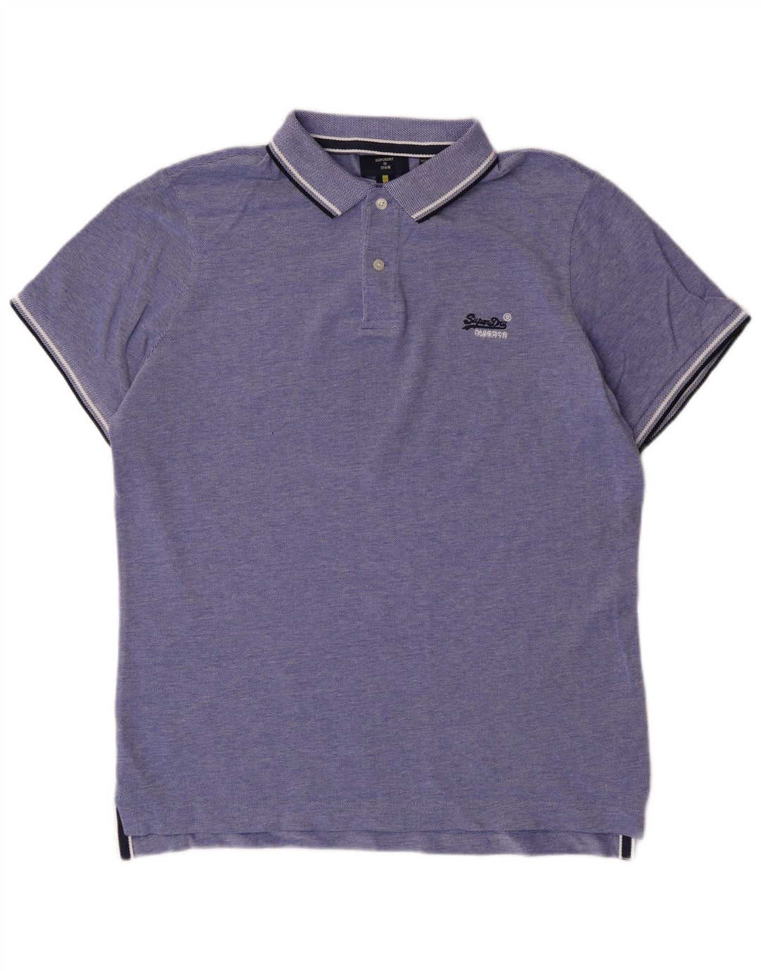 Męska koszulka polo Superdry XL, niebieska, bawełniana