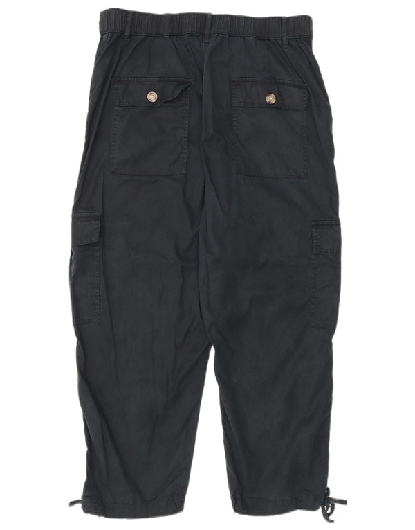 Spodnie damskie Marks & Spencer Crop Cargo UK 12 Medium W30 L23 Czarne