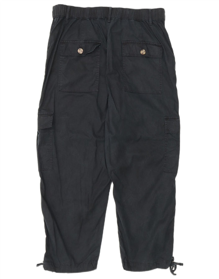 Spodnie damskie Marks & Spencer Crop Cargo UK 12 Medium W30 L23 Czarne