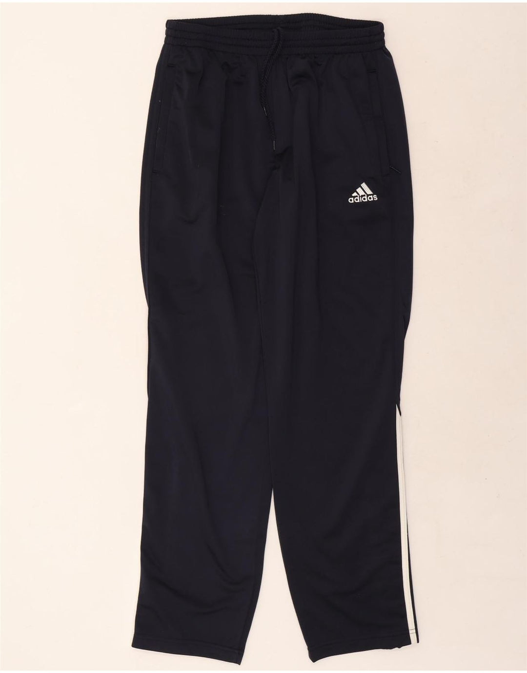 Męskie spodnie dresowe Adidas UK 40/42 Średni granatowy poliester