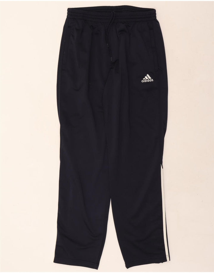 Męskie spodnie dresowe Adidas UK 40/42 Średni granatowy poliester