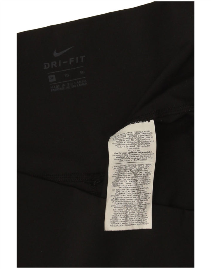Damskie legginsy Nike Dri Fit UK 18 XL, czarny poliester