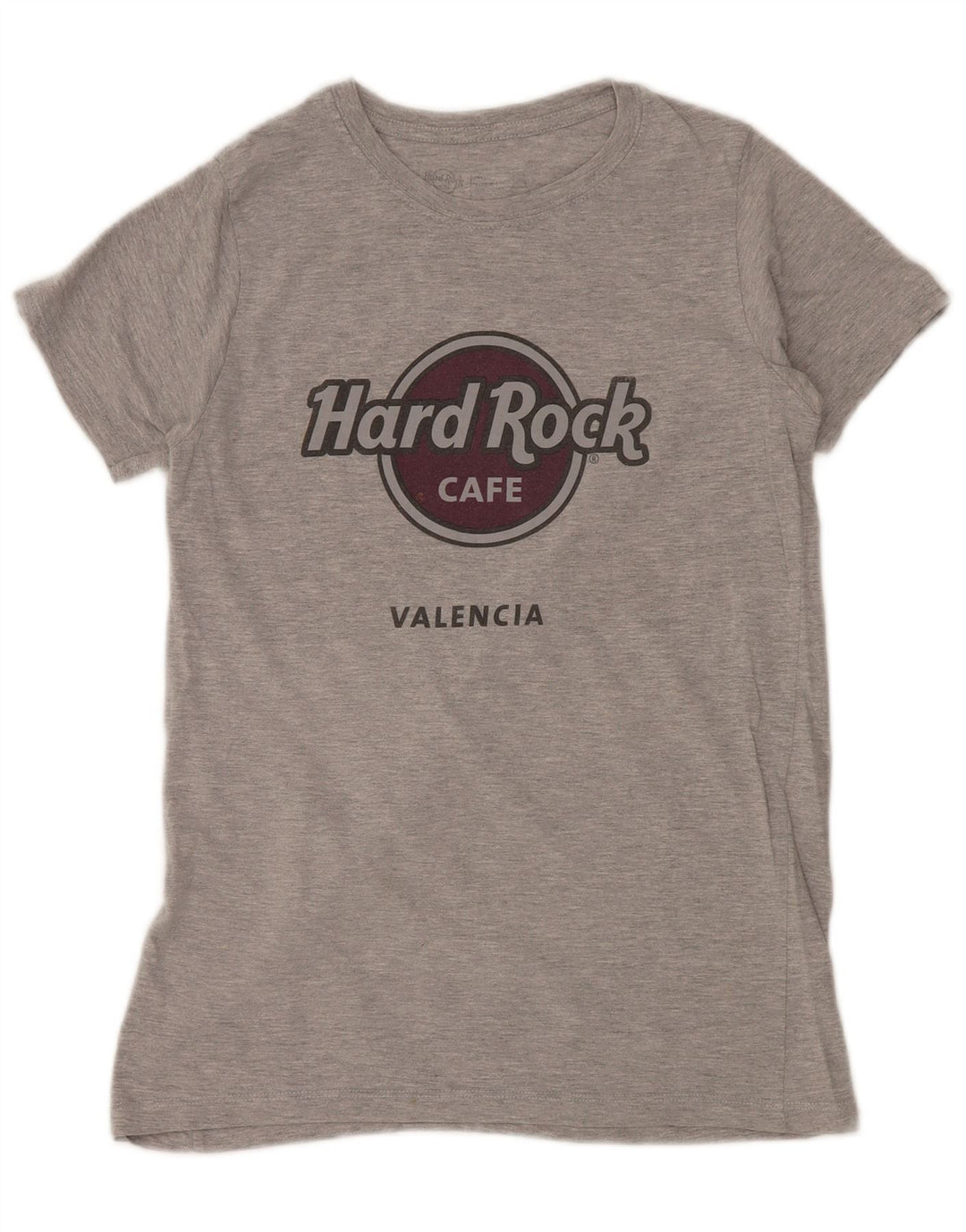 T-shirt damski HARD ROCK CAFE Valencia Graphic Top UK 12 Średni szary