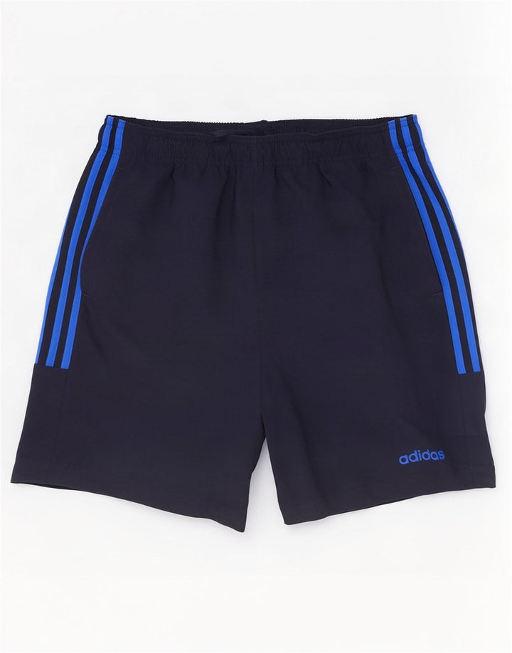 Męskie spodenki sportowe Adidas, średni granatowy poliester