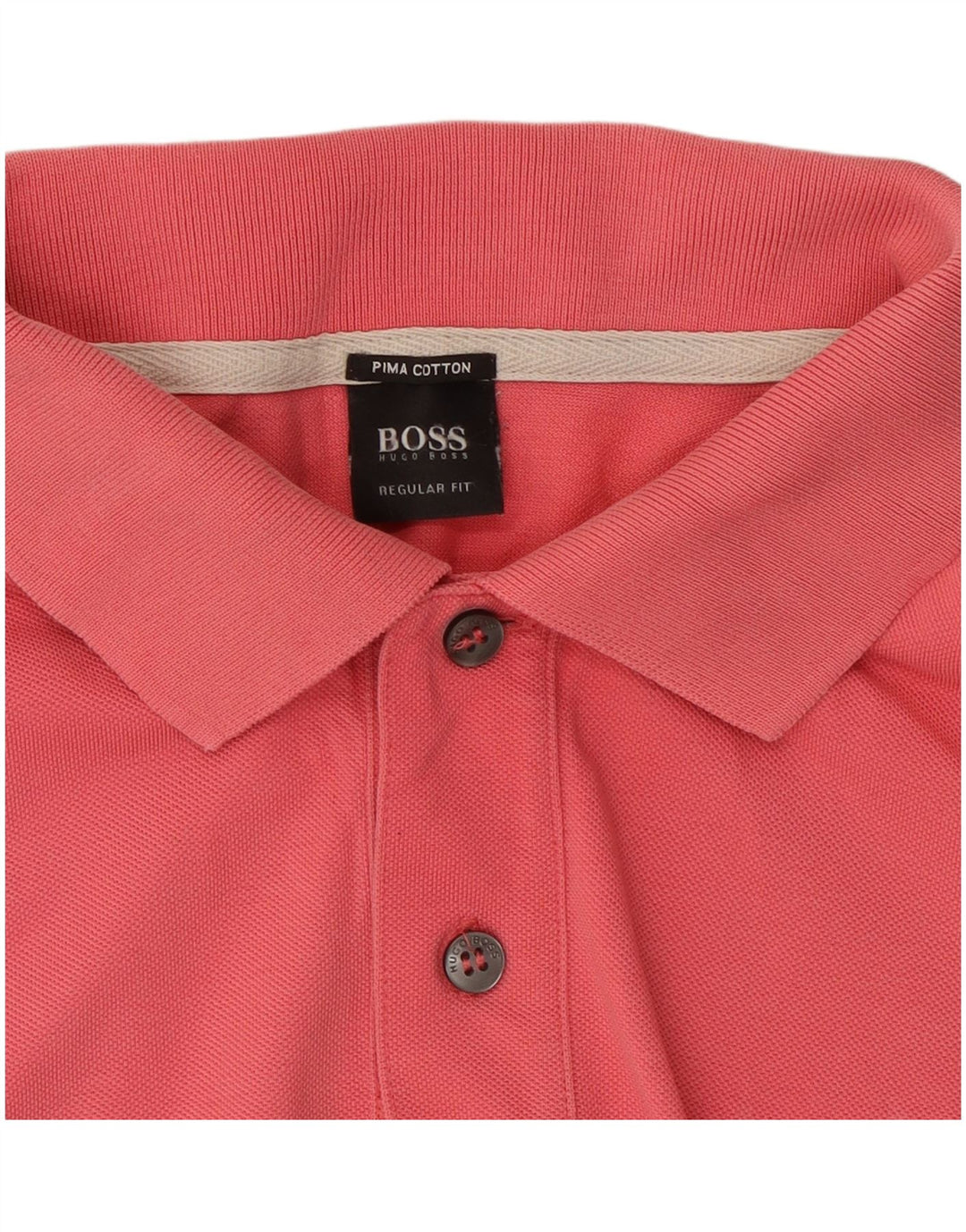 Męska koszulka polo Hugo Boss o regularnym kroju, duża, czerwona, bawełniana