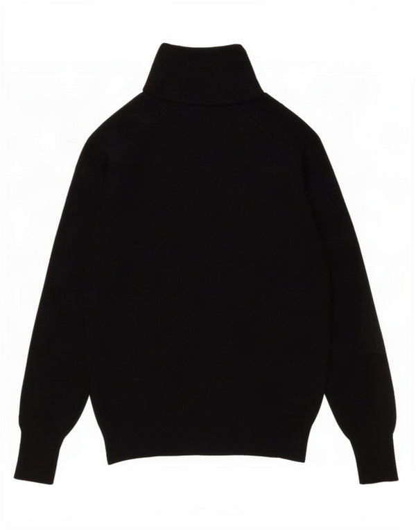 Sweter damski Zara z golfem UK 10, mała czarna wełna